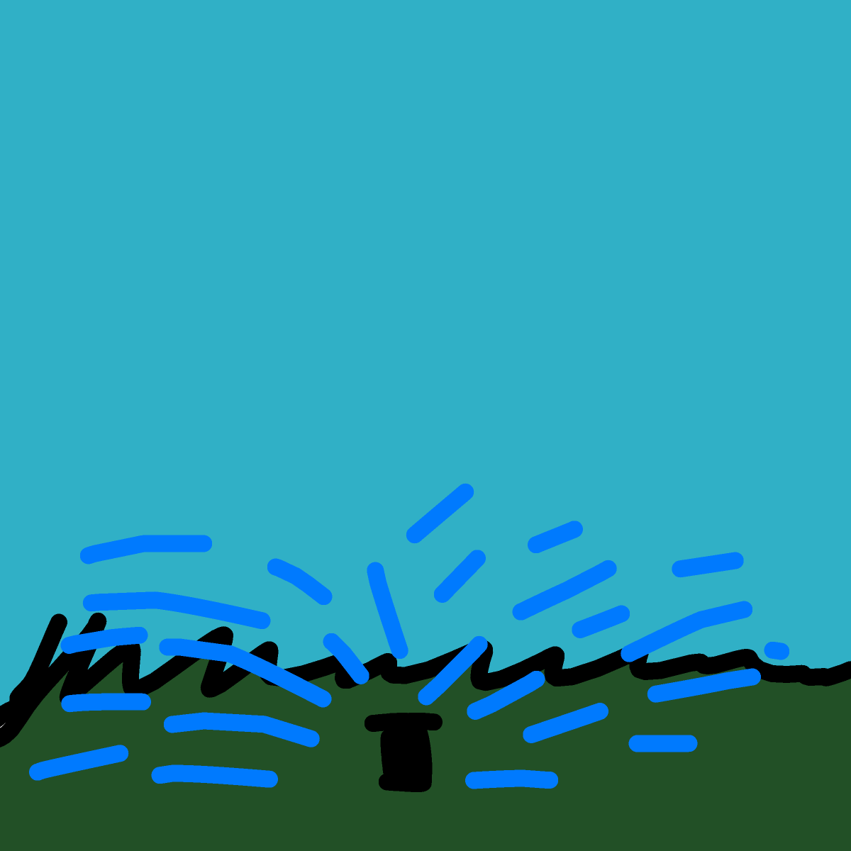 Sprinkler drawing by sonic-bold-major