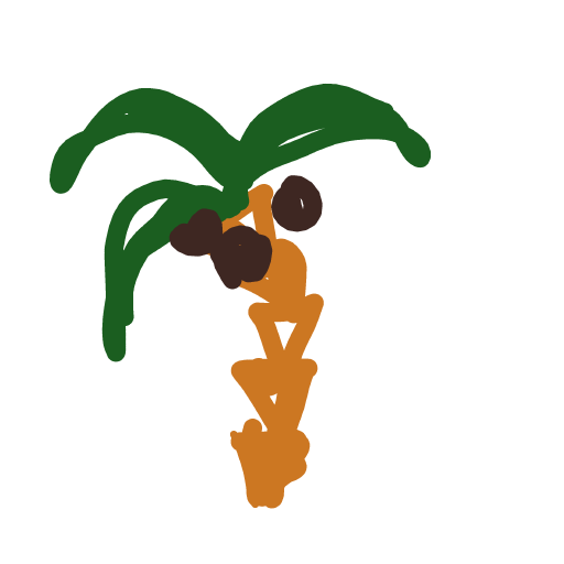 Palm Tree drawing by Fejlkode