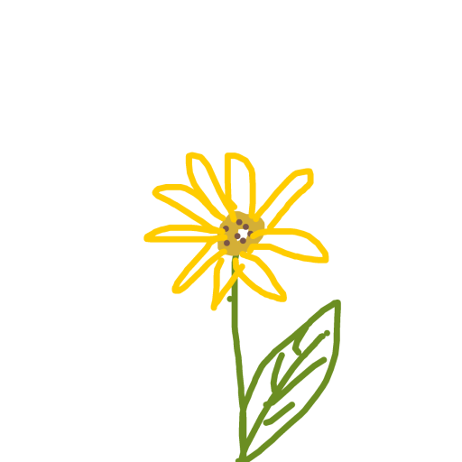 Sunflower drawing by sun-sand-lab