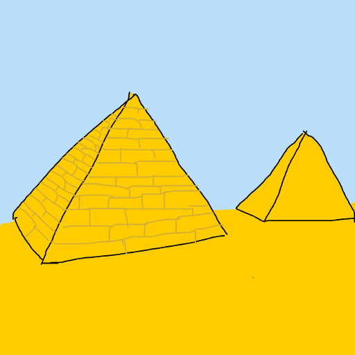 Pyramid drawing by beksss