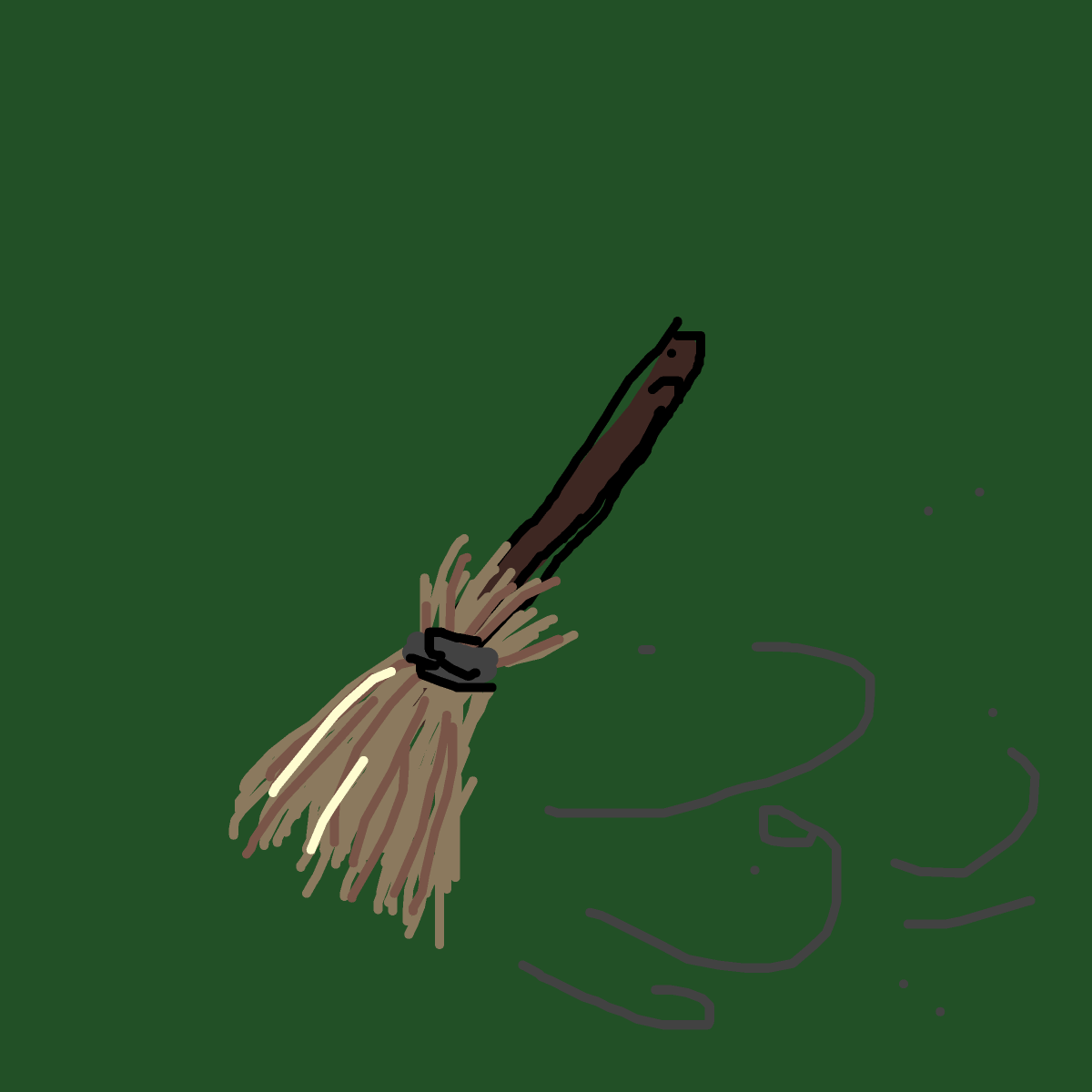 Broom drawing by rosidug12