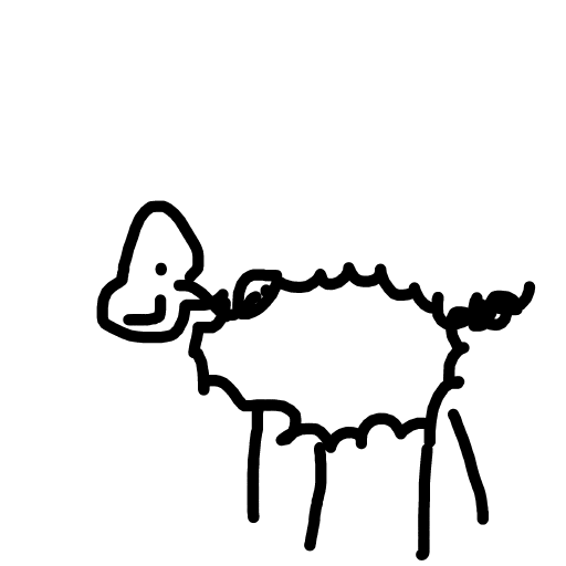Sheep drawing by aqua-hyper-doodler
