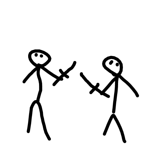 Duel drawing by Purokushi