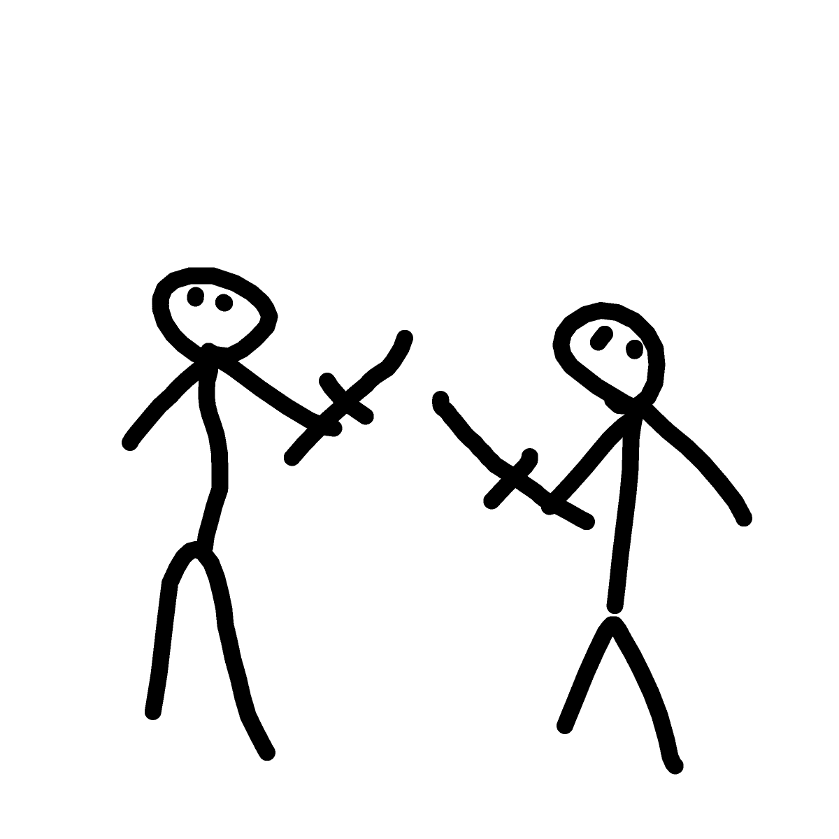 Duel drawing by Purokushi