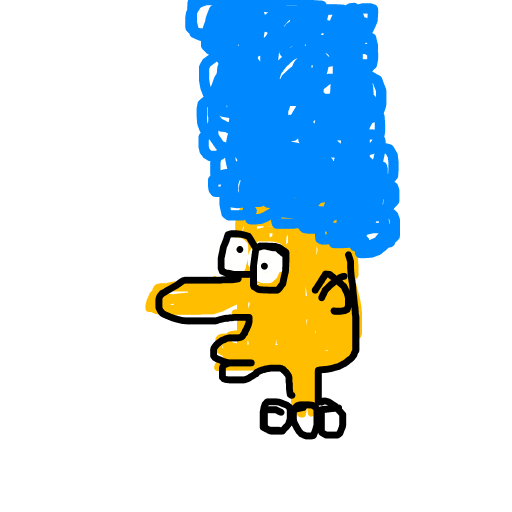 Marge drawing by thatladywhocooks