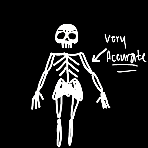 Skeleton drawing by sage-brush-smith
