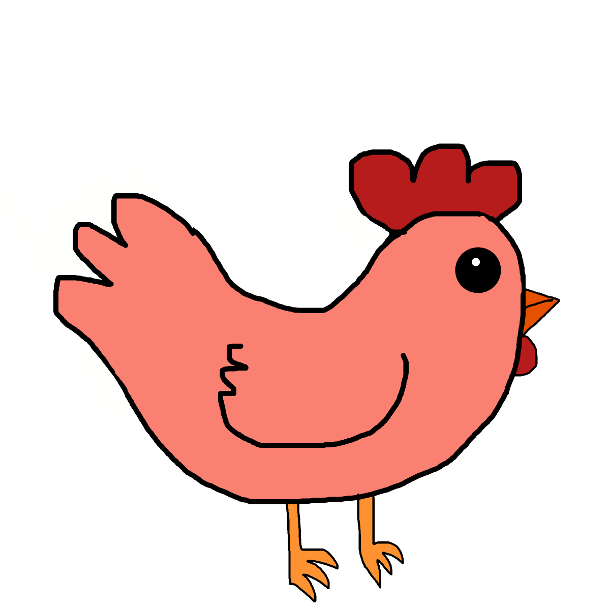 Chicken drawing by carla