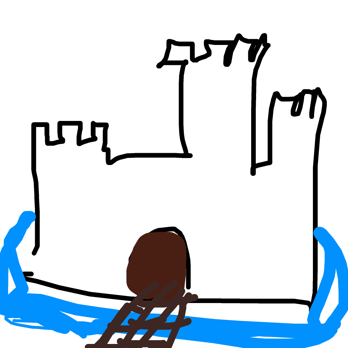 Castle drawing by loddie