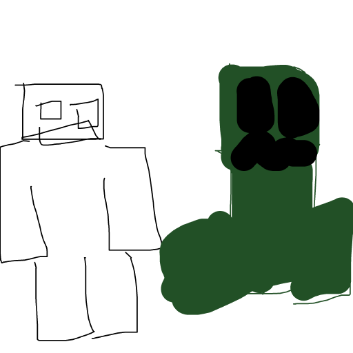 Minecraft drawing by solar-deep-valor