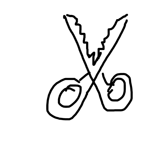 Scissors drawing by misha
