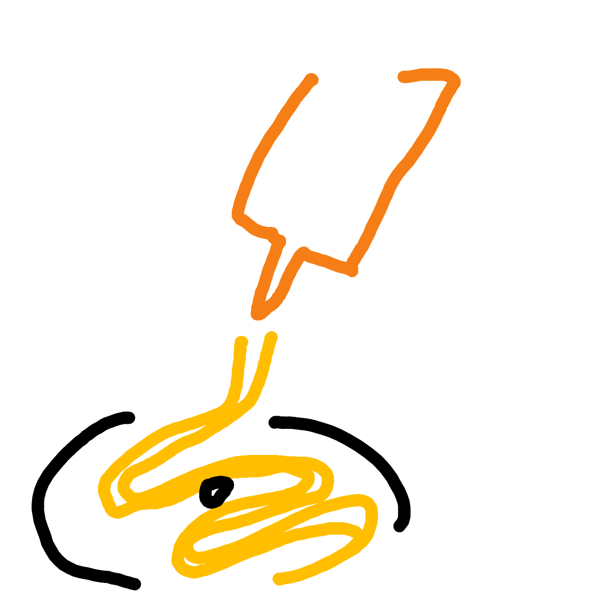Drizzle drawing by fast-graph-power