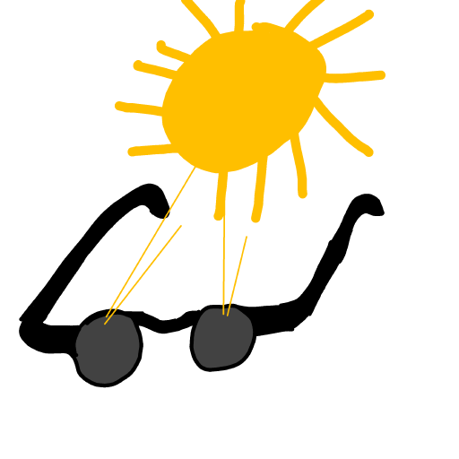 Sunglasses drawing by Cwis448