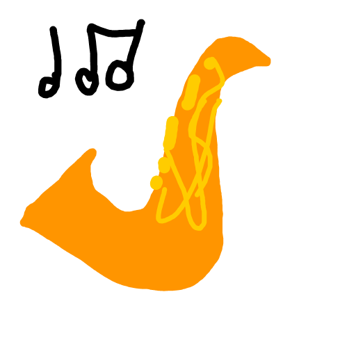Saxophone drawing by Timmie