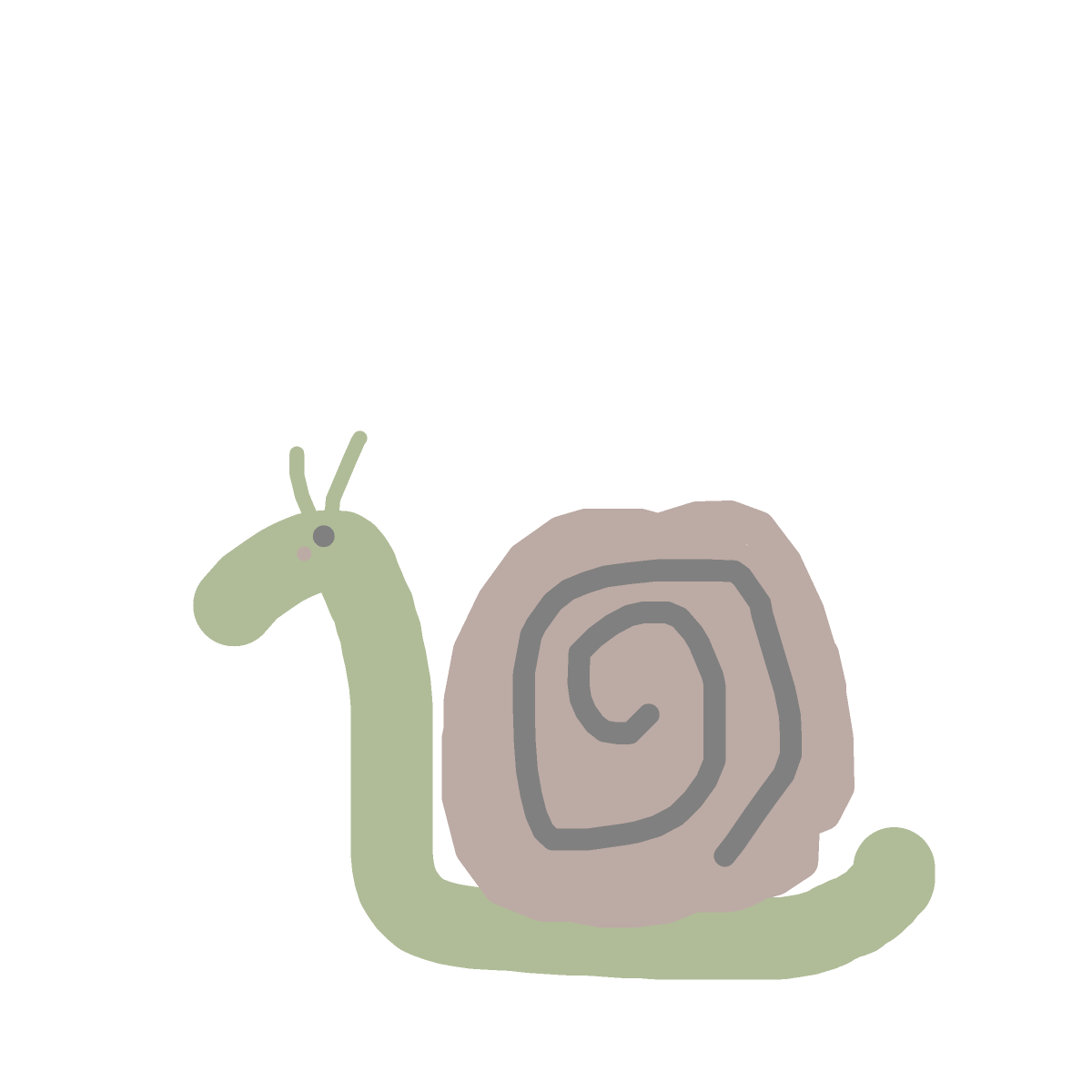 Snail drawing by misha
