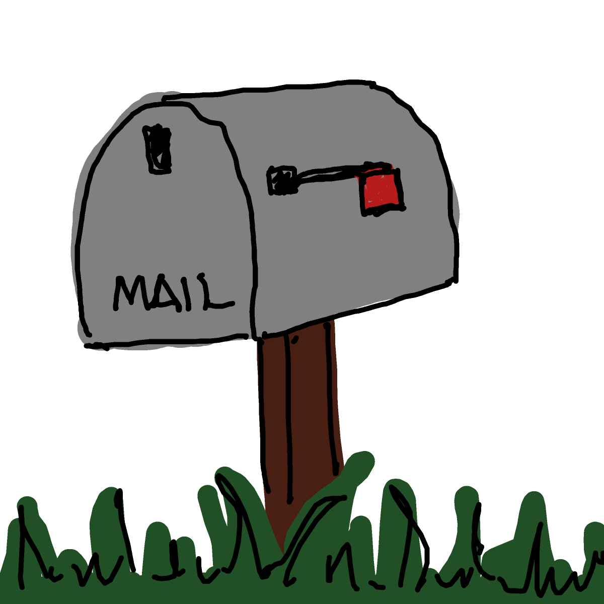 Mailbox drawing by moon-dark-chief