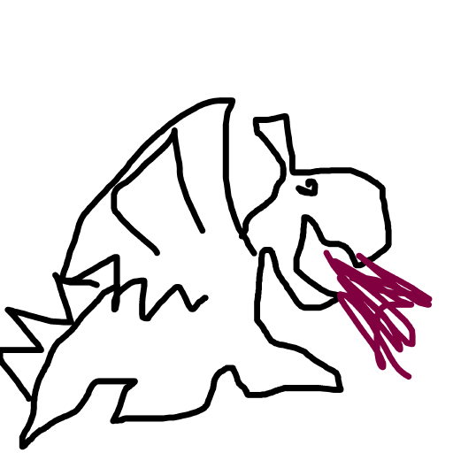 Dragon drawing by pikapikachuu