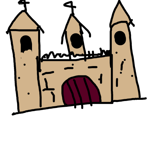 Castle drawing by jivemarlin