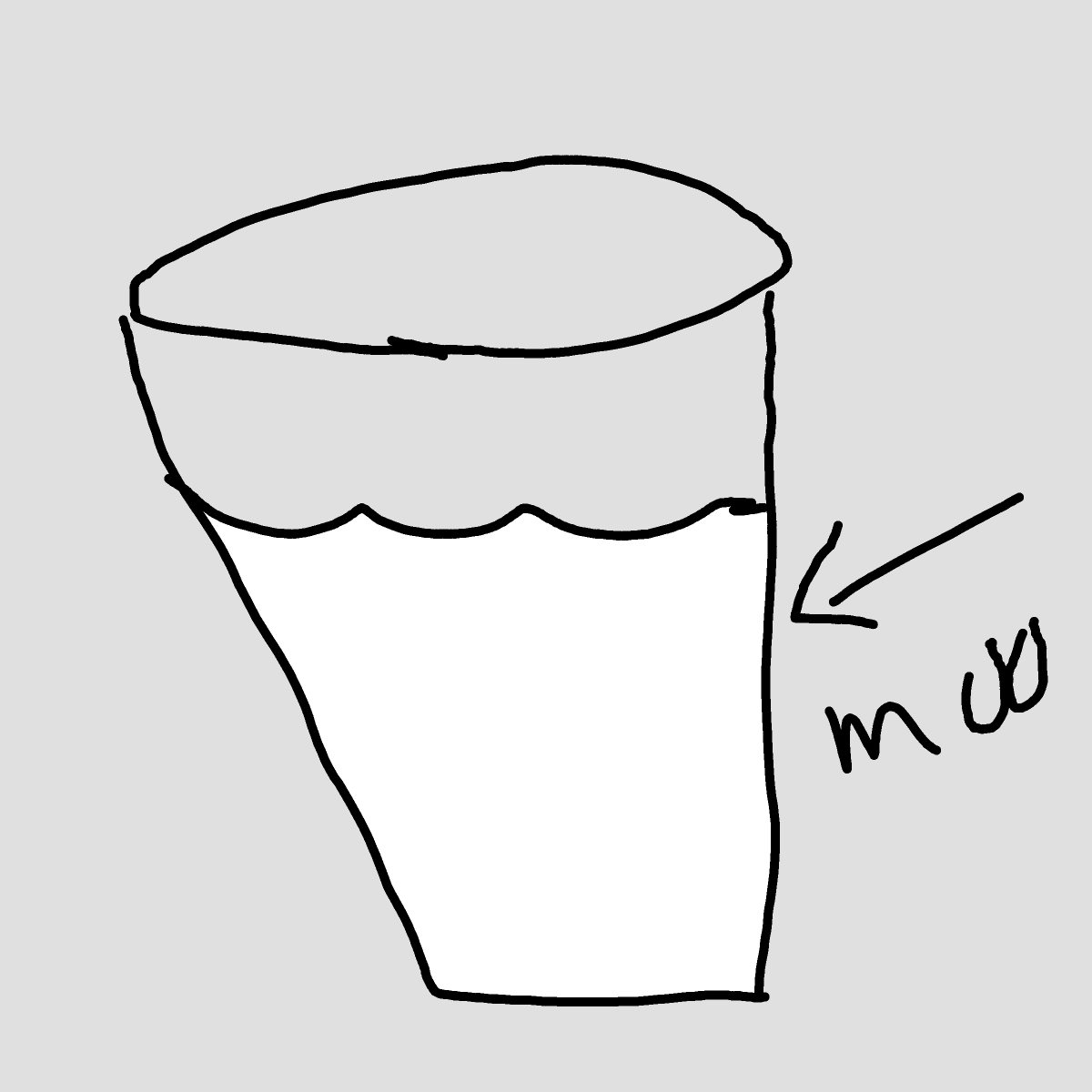 Milk drawing by Shandi