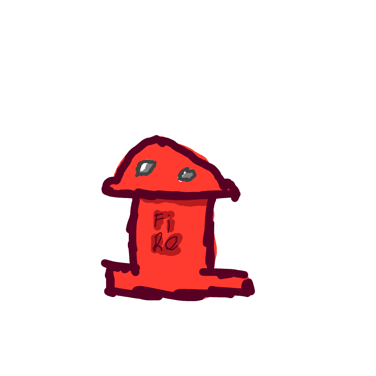 Fire Hydrant drawing by GhoulBeing