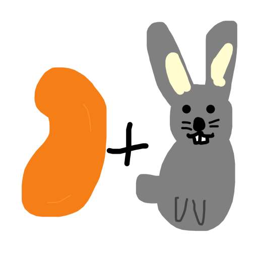 Bean Bunny drawing by countnicula