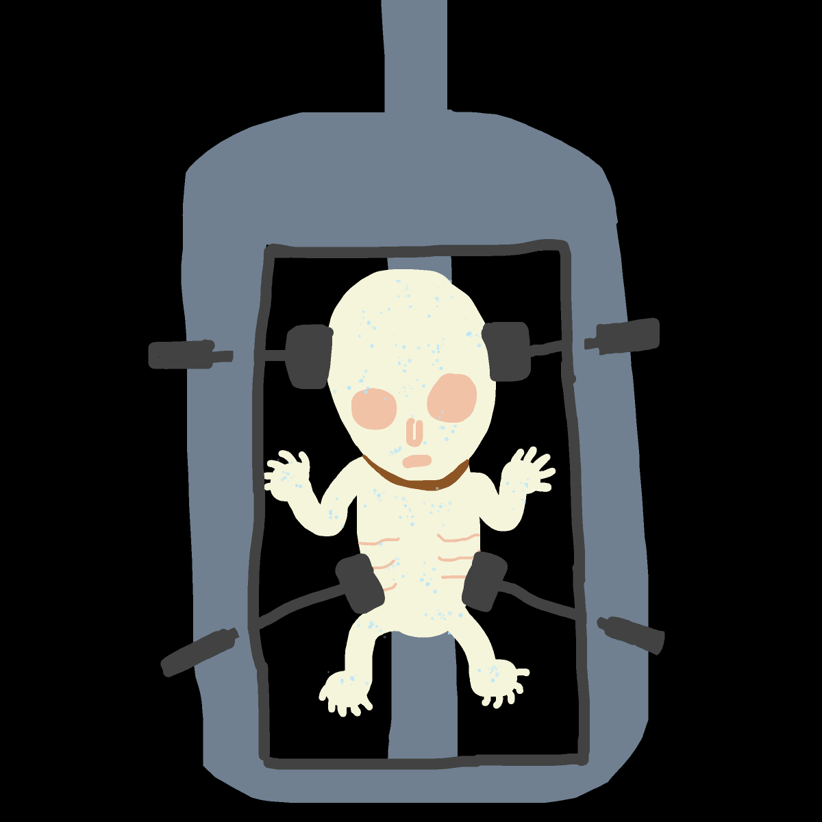 Alien Embryo drawing by jashezilla