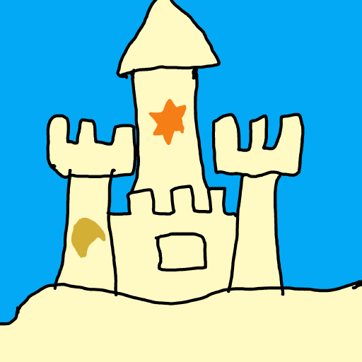 Sand Castle drawing by Megs