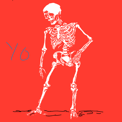 Skeleton drawing by true-wide-bard