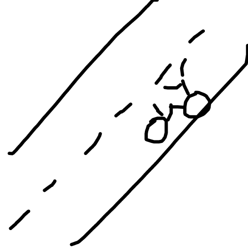Bike Lane drawing by bia