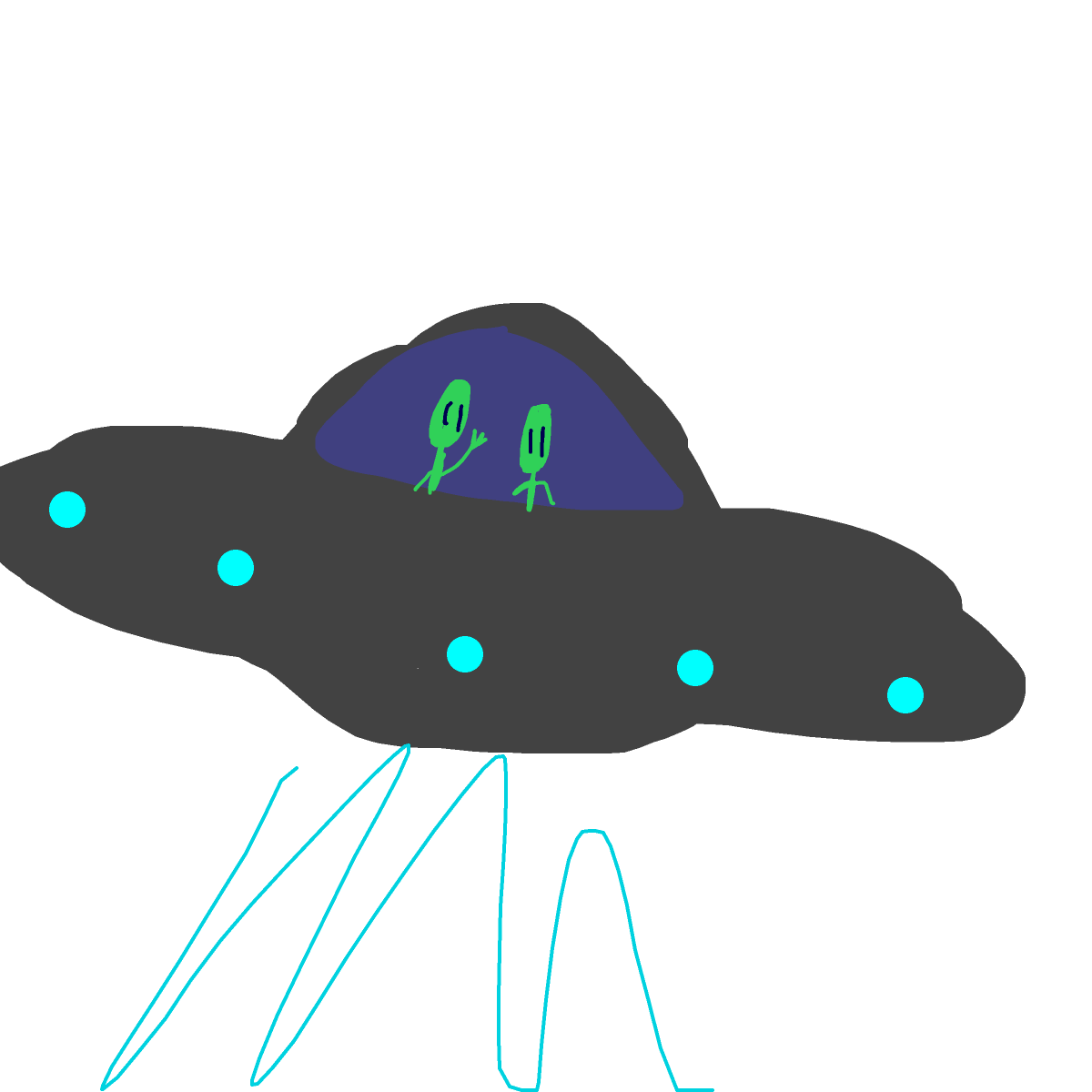 UFO drawing by audrey