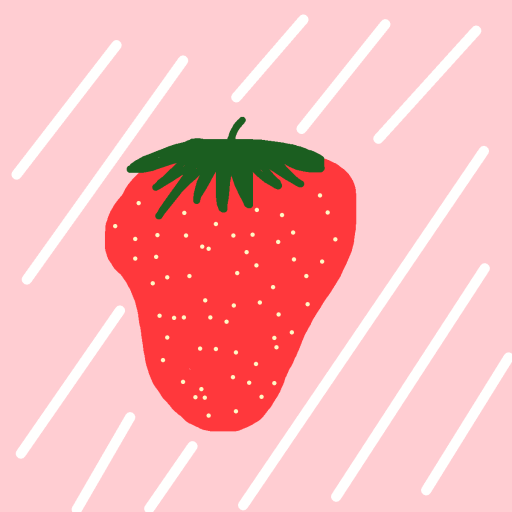 Strawberry drawing by nicodarunia