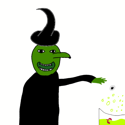 Witch drawing by Cwis448