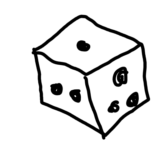 Dice drawing by open-mega-crown