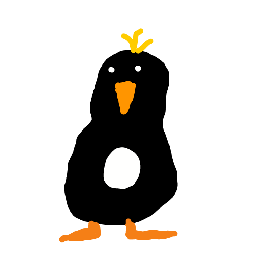 Penguin drawing by fresh-paint-king