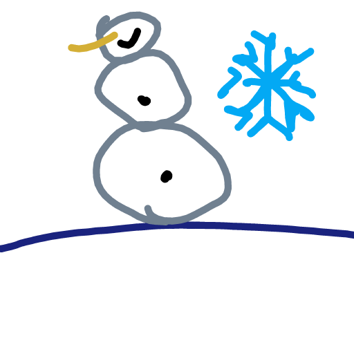 Snowman drawing by graph-bronze-soul
