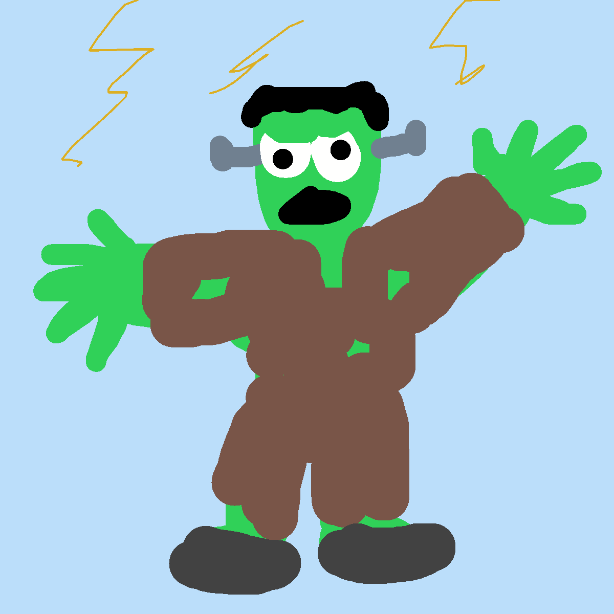 Frankenstein drawing by jashezilla