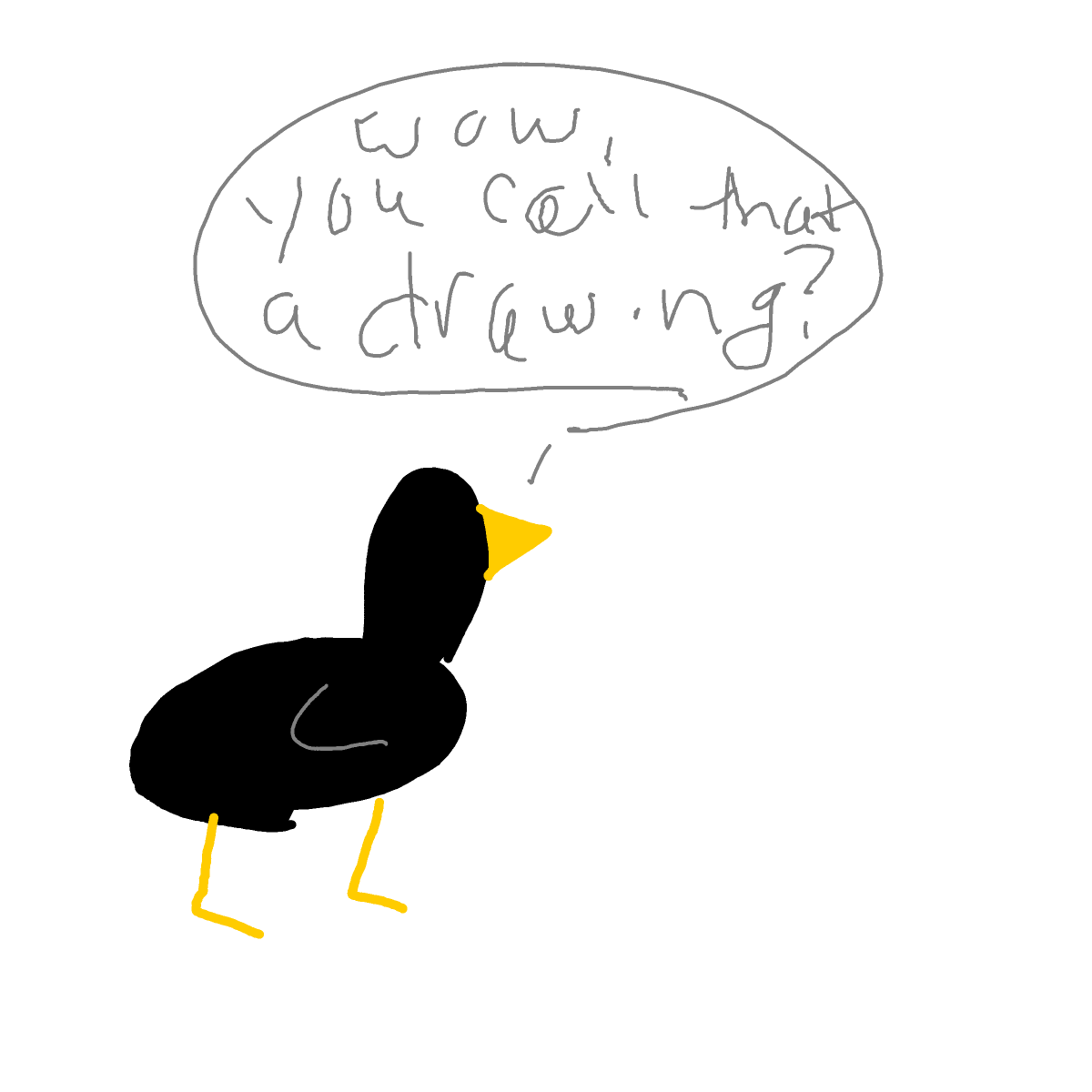 Mockingbird drawing by Shandi