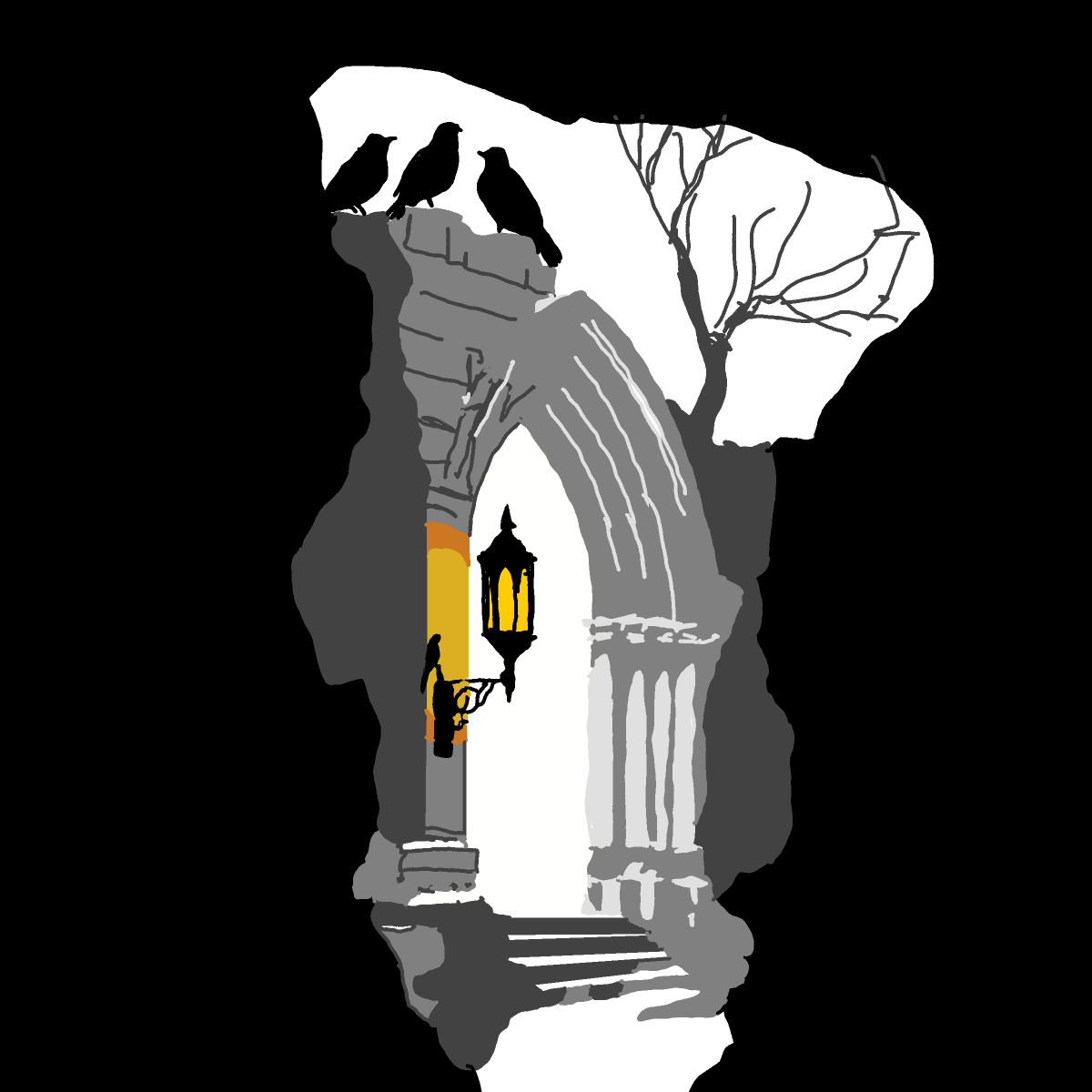 Lantern drawing by Guardianoflives