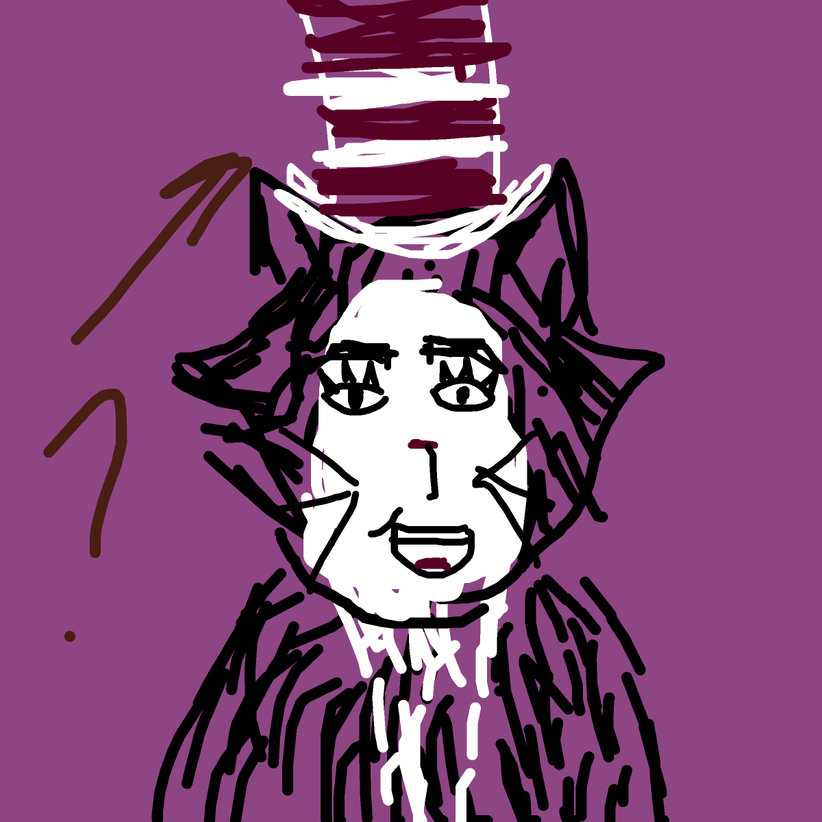 Hat drawing by edge-coal-earth
