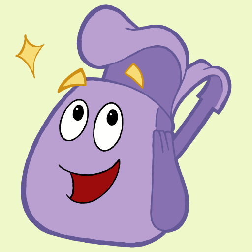 Backpack drawing by Soybean