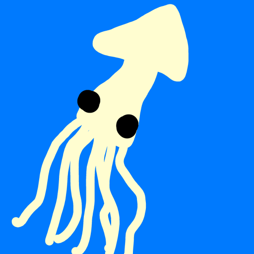 Squid drawing by Guardianoflives