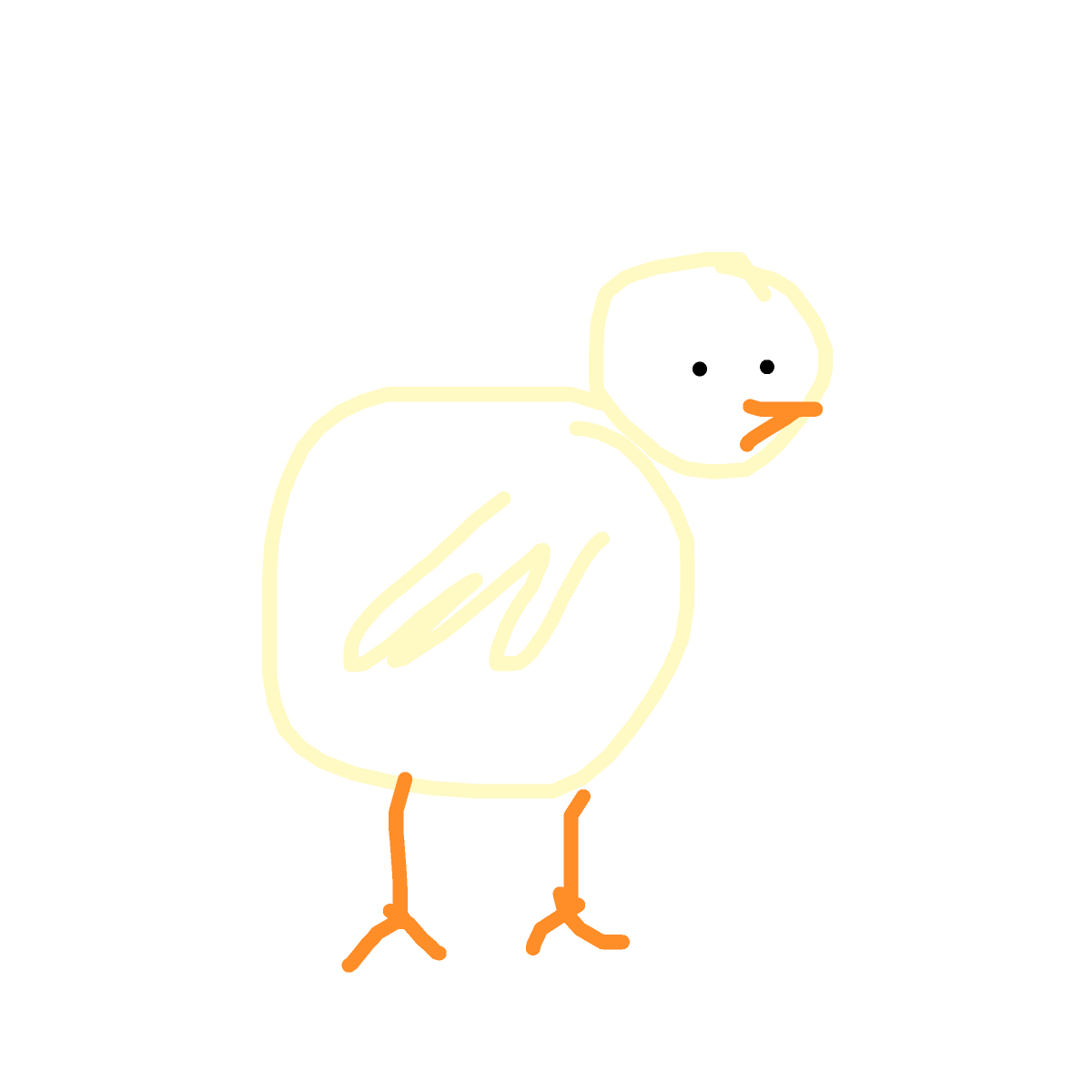 Chick drawing by berry-sonic-smith