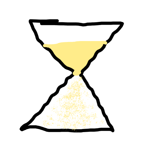 Hourglass drawing by Mr Doodles