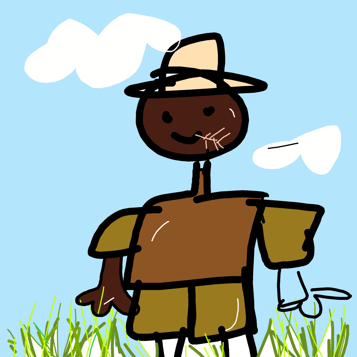 Farmer drawing by Gabriella