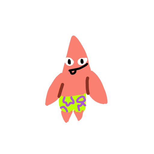 Patrick Star drawing by Paladin_bud_bud