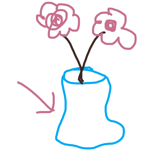 Vase drawing by princess fiona