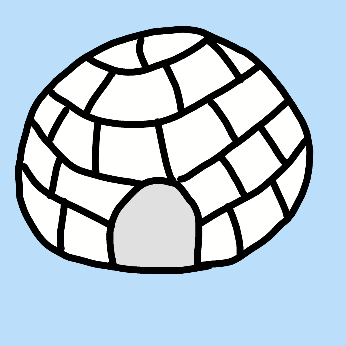 Igloo drawing by Marcos