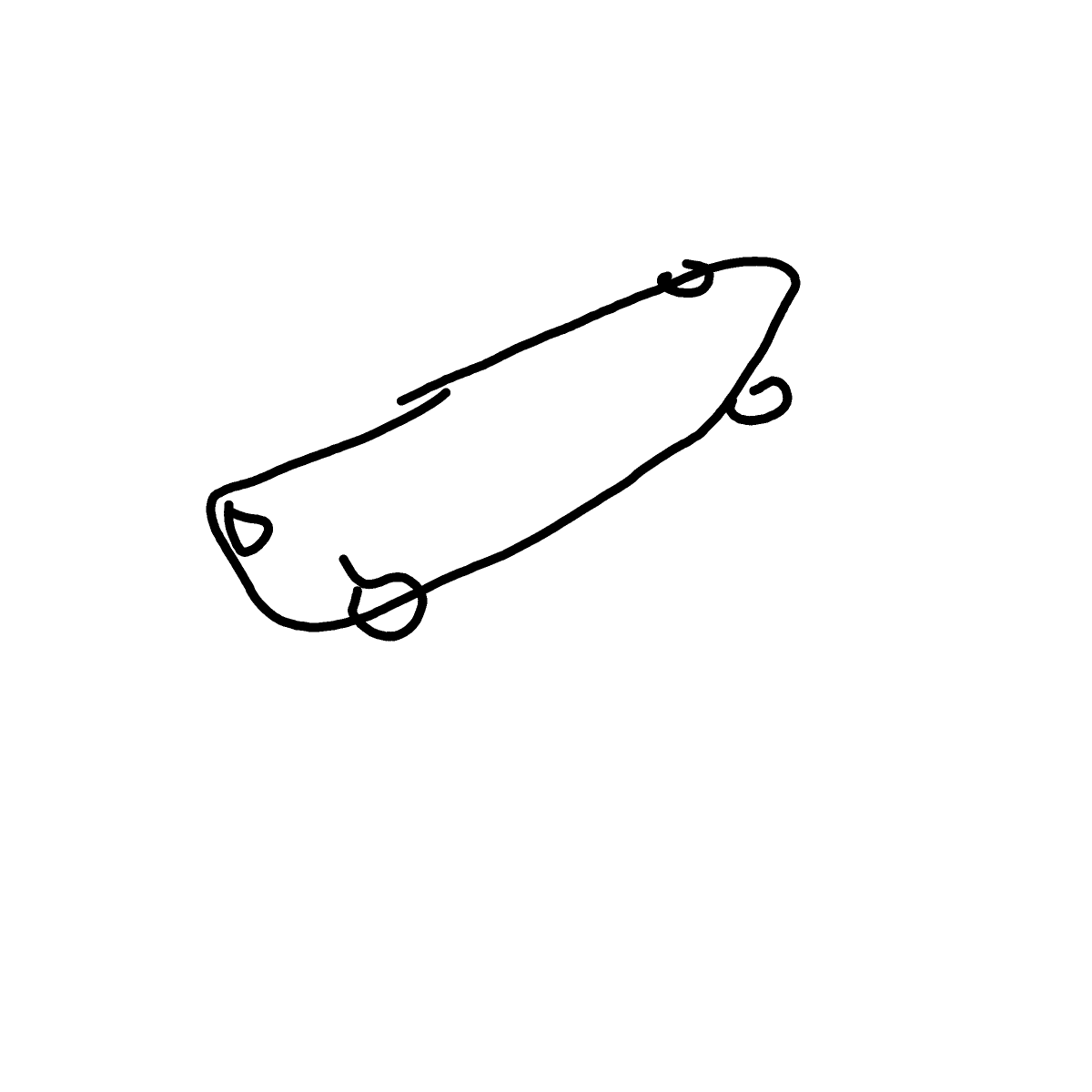Skates drawing by Shew