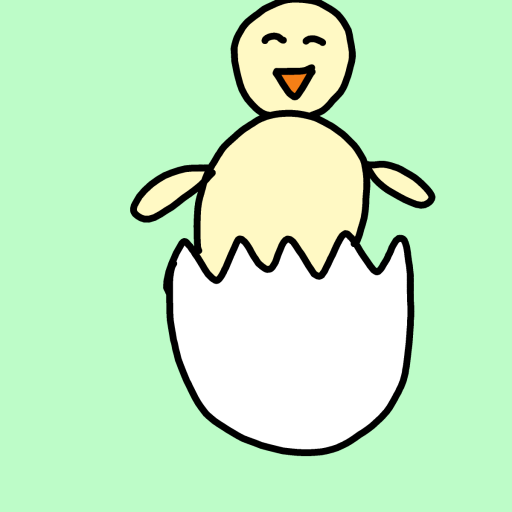 Chick drawing by conn0rr