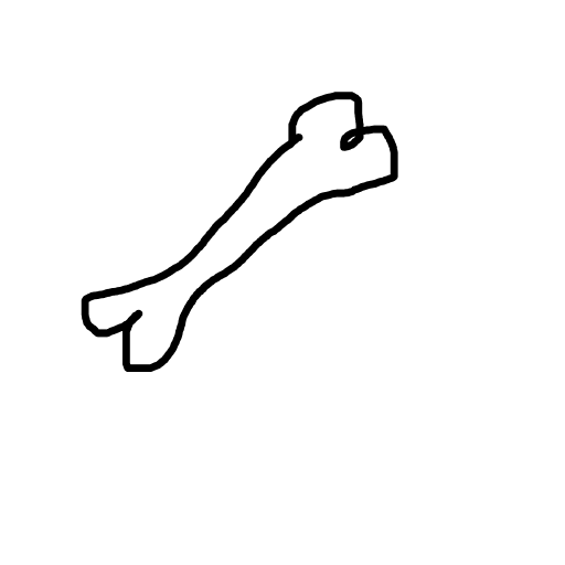 Bone drawing by moofert doofert