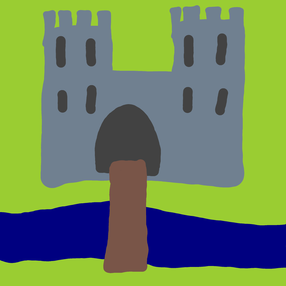 Castle drawing by Purokushi